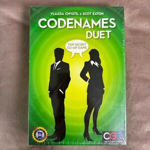 Codenames Duet Board Game‎ Czech Games Edition CGE040 Top Secret Co-op Game NEW